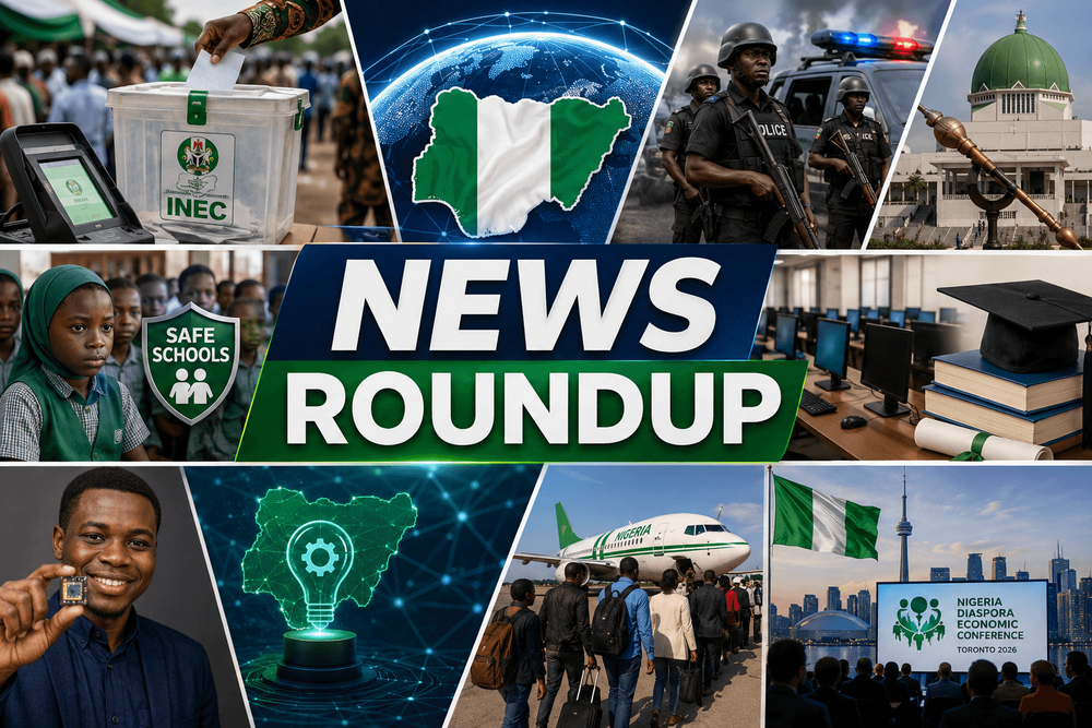 Nigeria Weekly News Roundup: Politics, Security, Education, Innovation & Diaspora Updates