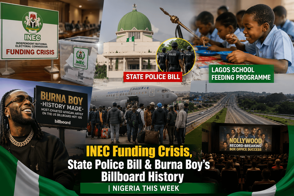 INEC Funding Crisis, State Police Bill & Burna Boy's Billboard History | Nigeria This Week